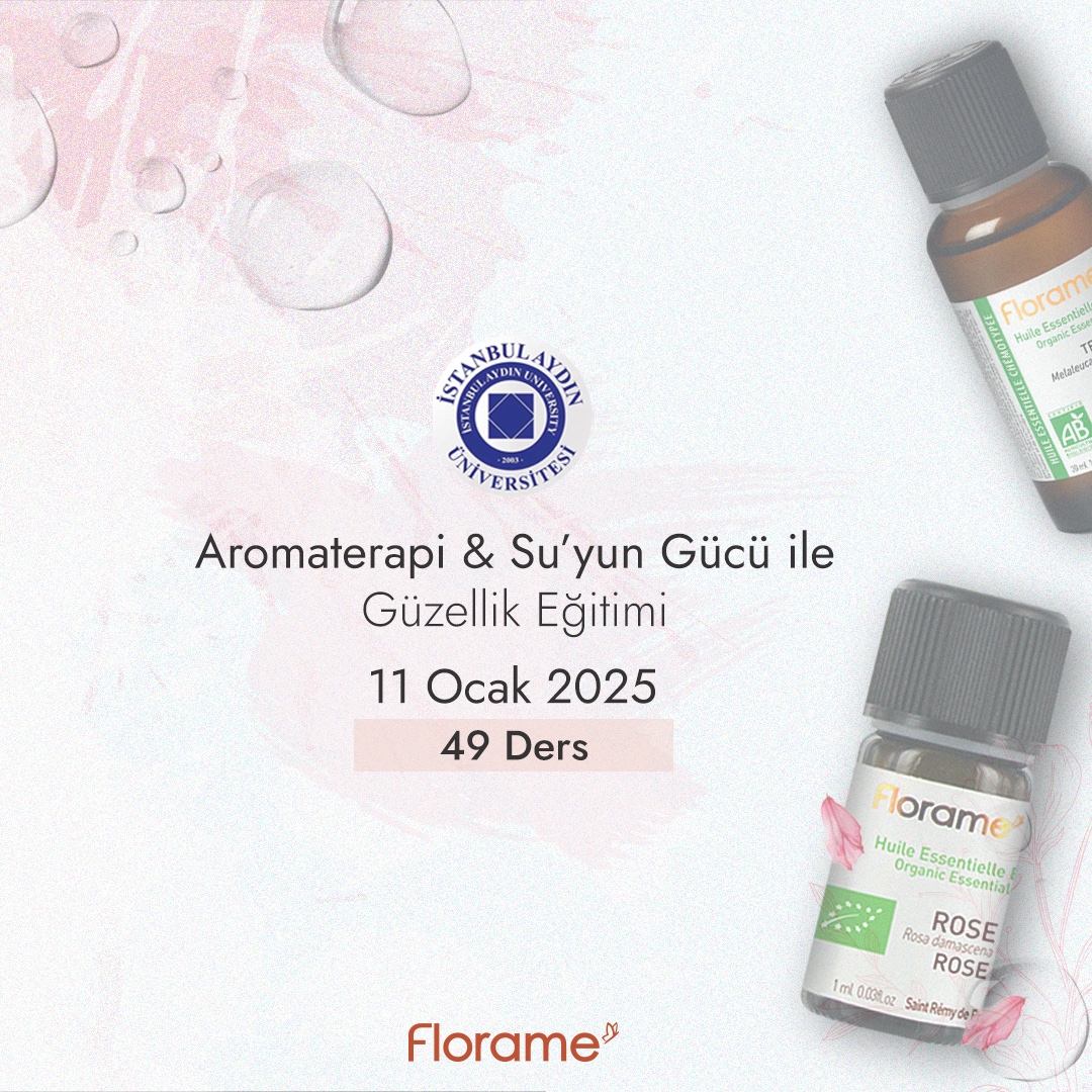 Aromaterapi ve Su’yun Gücü ile Doğal Güzellik Uzmanlığı Sertifikasyon Programı